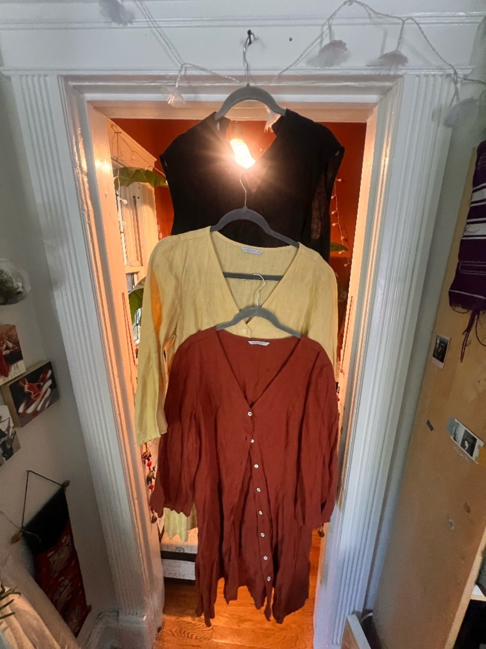 Julia Dress (High Collar Linen Dress) Archived LinenFox